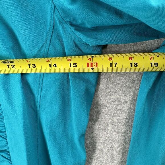 BROOKS Equilibrium Top Women’s Medium Vented Long Sleeve Running 1/2 Zip Blue - Picture 8 of 14